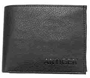 Leather Gents Black Wallet W2