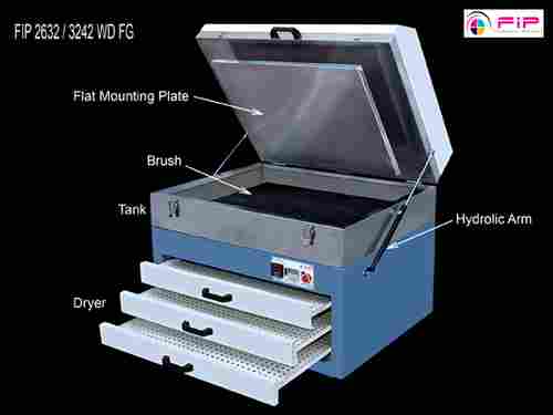 Flexography Photopolymer Plate Making Machine With Washer And Dryer 