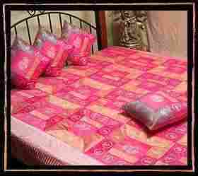 Gold Print Bed Covers