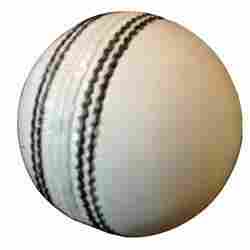 Tournament White Leather Cricket Ball