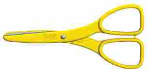 Yellow Plastic Scissor