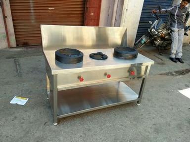 Brown Commercial Gas Stove