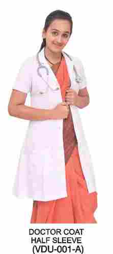 Doctor Coat Half Sleeve White