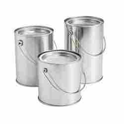Cylindrical Tin Can With Handle