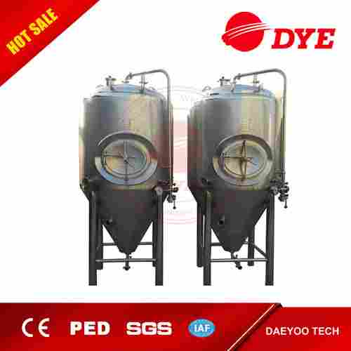 Beer Fermenter Tank With Jacket And Side Manway