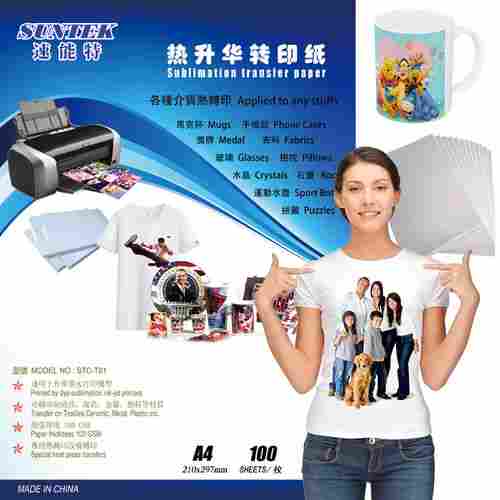 A4 Roll Sublimation Transfer Paper for Polyester Fabric