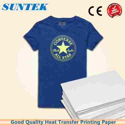 A4 T Shirt Heat Transfer Paper for 100% Cotton Fabric