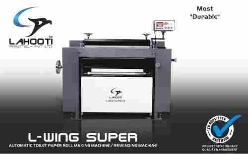 L Wing Super Automatic Toilet Paper Roll Making Machines