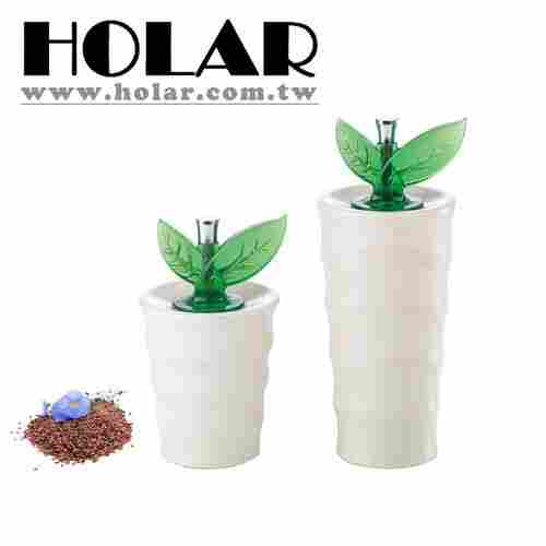 [Holar] 100% Taiwan Made Plant Shaped Design Pepper Mill With Rubber Wood