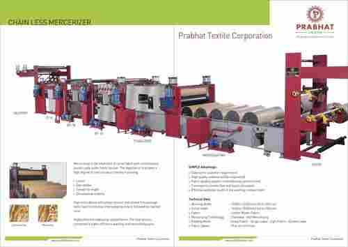 Chainless Merceriser Machine For Textile