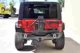 Off Road Jerry Can Hold Bumper Guard