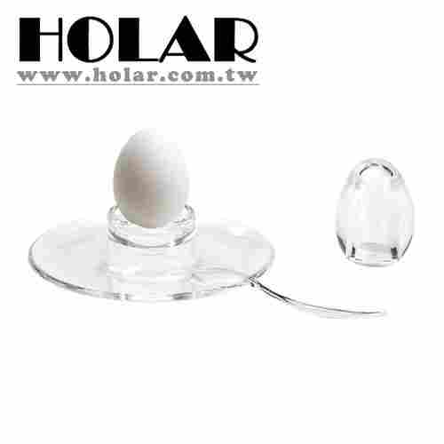 Kitchen Salt Shaker and Egg Plate and Spoon Set
