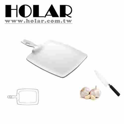 Pure White Plastic Chopping Cutting Board with Handle