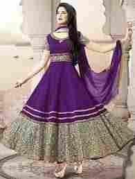 Purple Colour Ladies Anarkali Suit