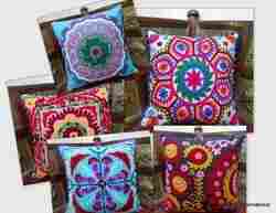 Indian Hand Embroidered Cushion Covers