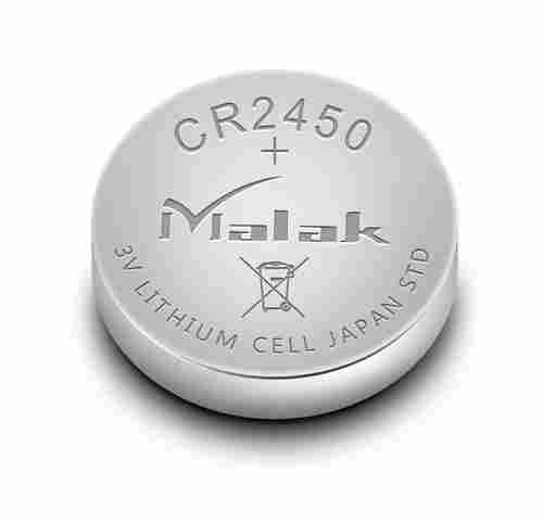 3V High Capacity CR2450 lithium button cell battery