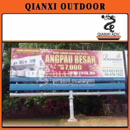 Double Sides Outdoor Advertising Steel Structure Hoarding