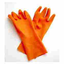 Orange Color Safety Hand Gloves