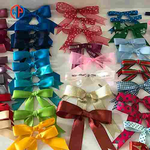 Customized Satin Ribbon Gift Packing Bow