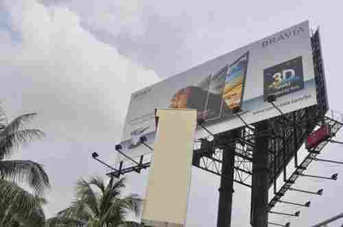 Double-Side Outdoor Billboards Steel Structure