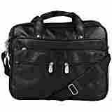 Knott Classy Black Laptop Messenger Bag