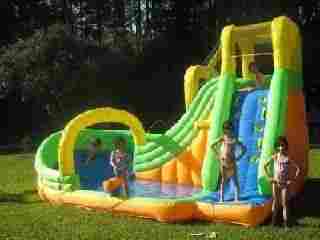 Home Use Inflatable Water Slide With Pool Residential