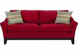 Red Color Designer Home Sofa