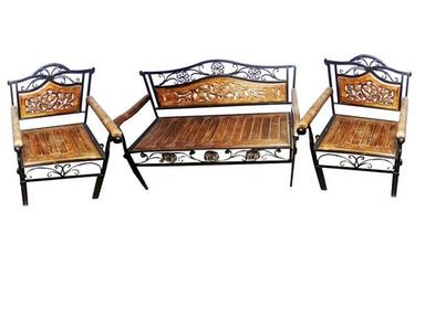 Woodkartindia Wrought Iron Sofa Set For Living Room And Garden Decor