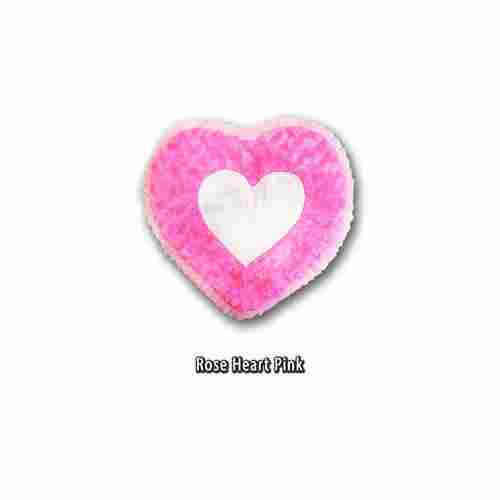 Rose Heart Pink Cushion