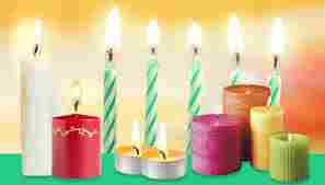 Handcrafted Birthday Candles