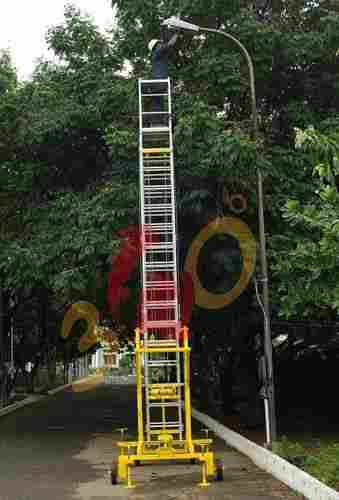 Tiltable Mobile Tower Extension Ladder