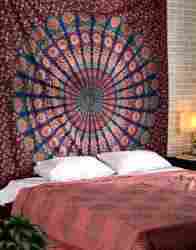Printed Queen Multicolor Mandala Bohemian Wall Hanging