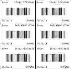 Computers Barcode Labels 
