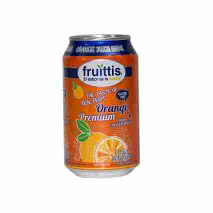 Canned Orange Juice Drink (Fruittis)