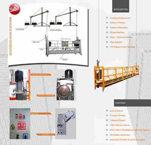 Suspended Rope Platform with Advanced Traction Hoist Technologies