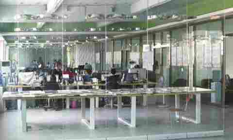 Acoustic Frameless Glass Partition