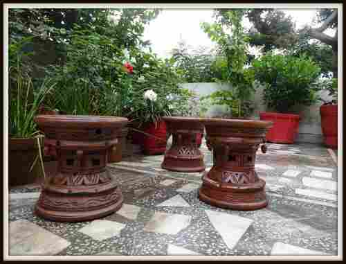 Terracotta Garden Stools