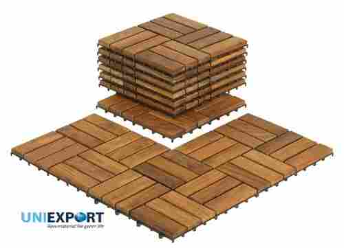 Interlocking Decorative Outdoor Wood Deck Tile