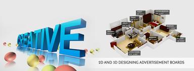 3D Designing Advertisement Boards Services