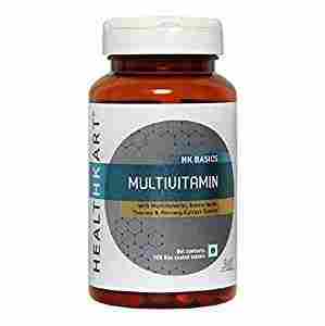 Health Kart Multivitamin With Ginseng Extract - 90 Veg Tablets 