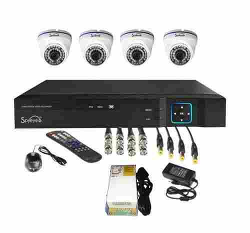 4 AHD Indoor 1 MP CCTV Cameras Complete Package