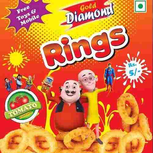 Gold Diamond Rings Snacks