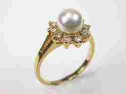 Adjustable 925 Silver Freshwater Cultured Pearl Ring