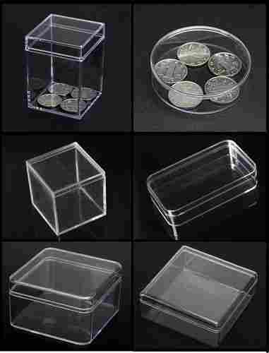 Clear Acrylic Candy Package Box Wedding Gift Box With Cover