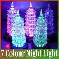 7 Color Night Lamp Miniature