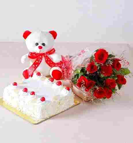 Rose and Cake Gift Hamper
