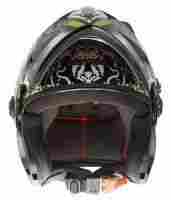 SB-41 Ares Devil Face Glossy Black Helmet