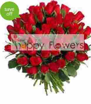 Beautiful Red Roses Flower Bouquet