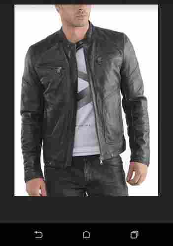 Mens Smart Fit Leather Jacket