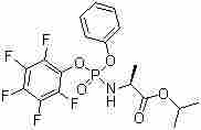 N-[(S)-(2,3,4,5,6-Pentafluorophenoxy)phenoxyphosphinyl]-L-alanine 1-methylethyl Ester